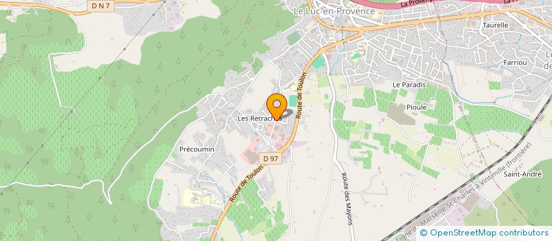 localisation de l'entreprise INDIVISION FORNARA-PICARD  LE LUC