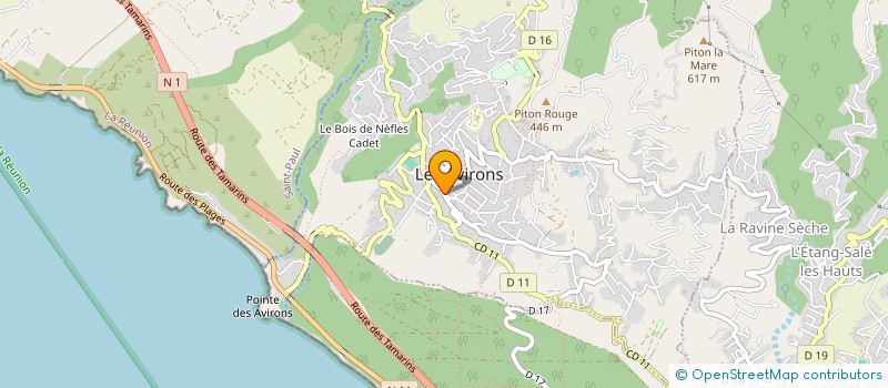 localisation de l'entreprise INDIVISION FORT/CADET  LES AVIRONS