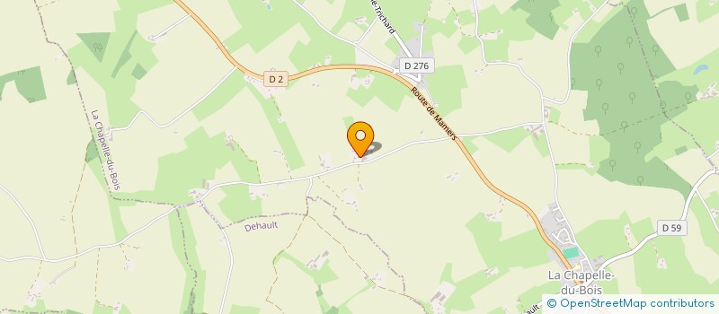 localisation de l'entreprise INDIVISION FOUASNON JUSTICE  LA CHAPELLE DU BOIS