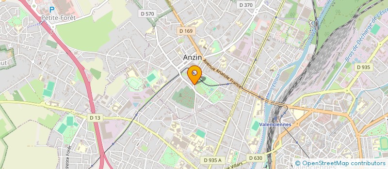 localisation de l'entreprise INDIVISION FOUCART - TOMSON  ANZIN