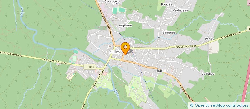 localisation de l'entreprise INDIVISION FOUCAUD CHRISTIAN  SALLES