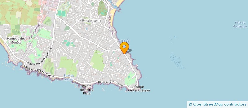 localisation de l'entreprise INDIVISION FOUCHET CHANTAL ET MARIE CHRISTINE  LE POULIGUEN