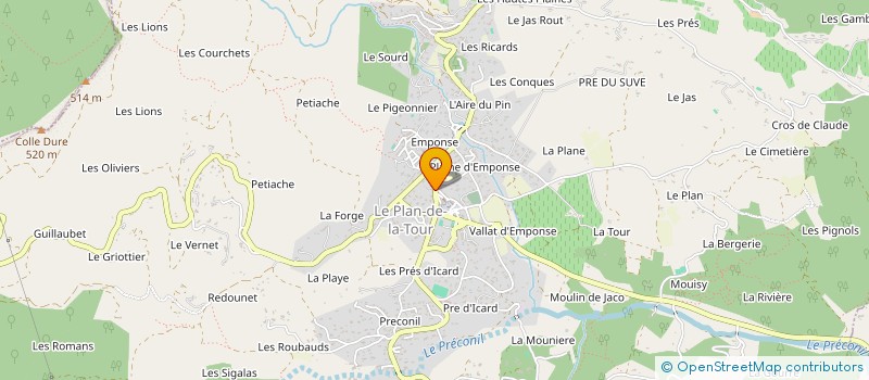 localisation de l'entreprise INDIVISION FOUCON GIRODENGO à SAINTE-MAXIME