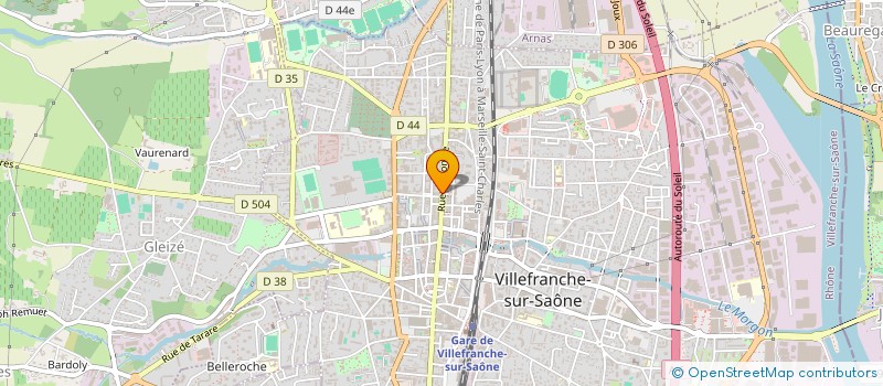 localisation de l'entreprise INDIVISION FOUILLET-DUPERRAY  VILLEFRANCHE-SUR-SAONE