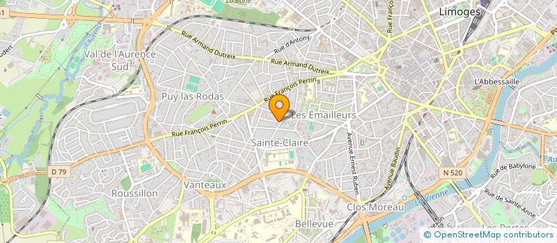 localisation de l'entreprise INDIVISION FOUJANET CAMILLERI à LIMOGES