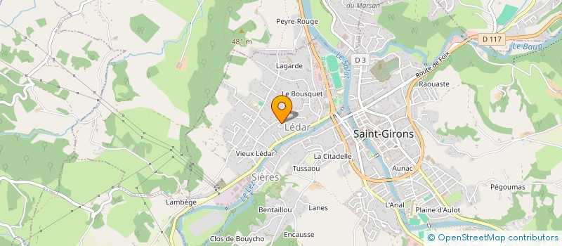 localisation de l'entreprise INDIVISION FOUNEAU à SAINT-GIRONS
