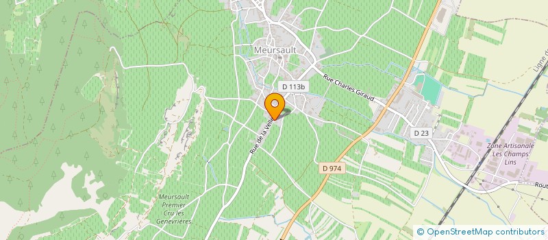 localisation de l'entreprise INDIVISION FOUQUERAND LEVEZ  MEURSAULT