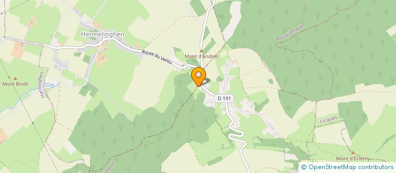 localisation de l'entreprise INDIVISION FOURNIER  HERBINGHEN