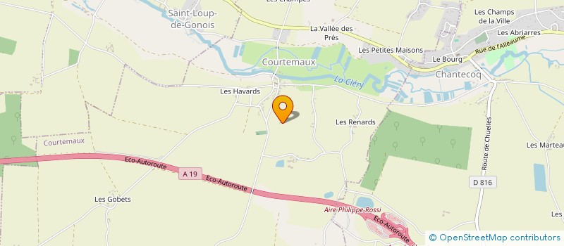 localisation de l'entreprise INDIVISION FOURNIER PERRETIN à ERVAUVILLE