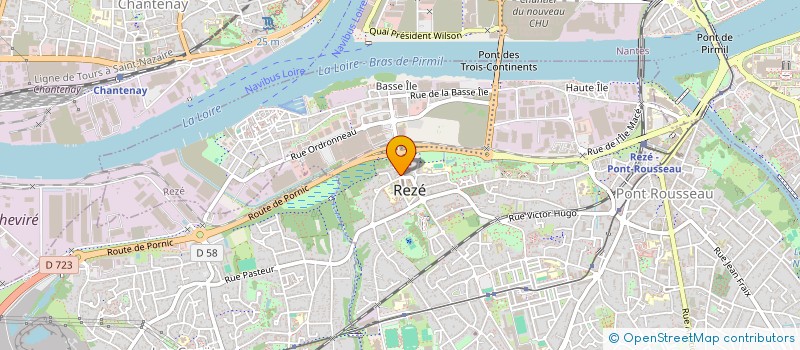 localisation de l'entreprise INDIVISION FOURNIERE DUGAST  REZE