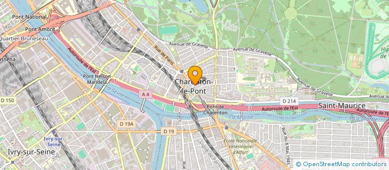 localisation de l'entreprise INDIVISION FOURRE  CHARENTON-LE-PONT