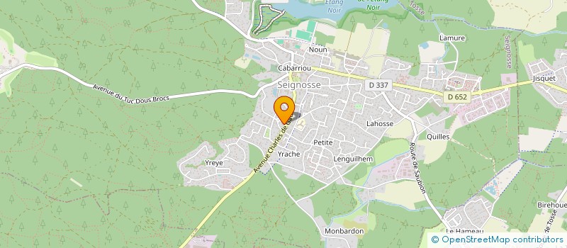 localisation de l'entreprise INDIVISION FOURRIER/BURGAIN  SEIGNOSSE