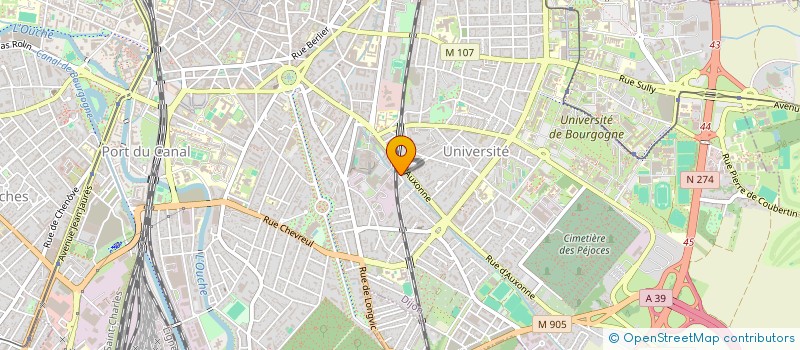 localisation de l'entreprise INDIVISION FOURRIER MARLAUD à DIJON