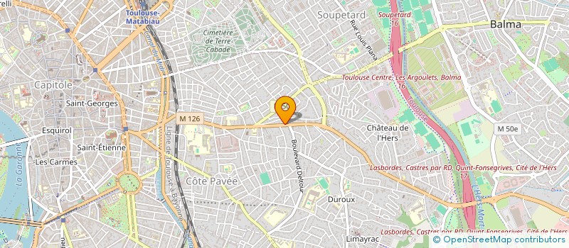 localisation de l'entreprise INDIVISION FRA BONNET  TOULOUSE