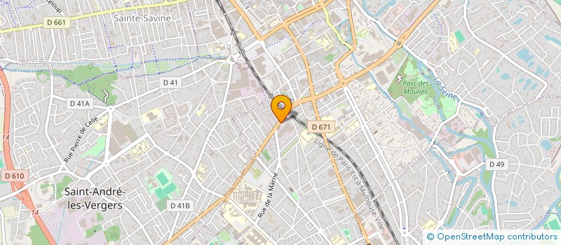 localisation de l'entreprise INDIVISION FRABOT à TROYES