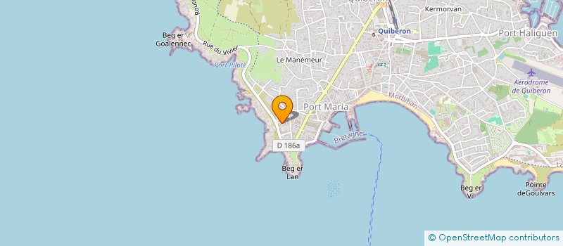 localisation de l'entreprise INDIVISION FRACHON-MICHEL à QUIBERON