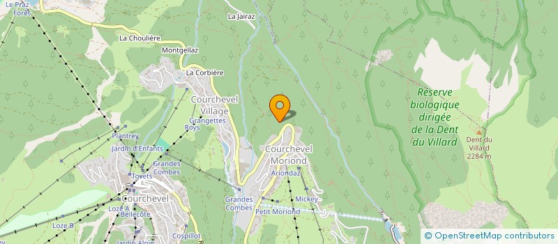 localisation de l'entreprise INDIVISION FRANCAIS à COURCHEVEL