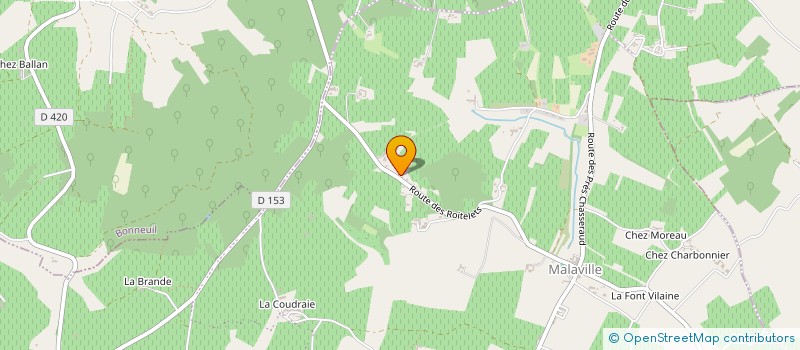 localisation de l'entreprise INDIVISION FRANCHAUD à BELLEVIGNE