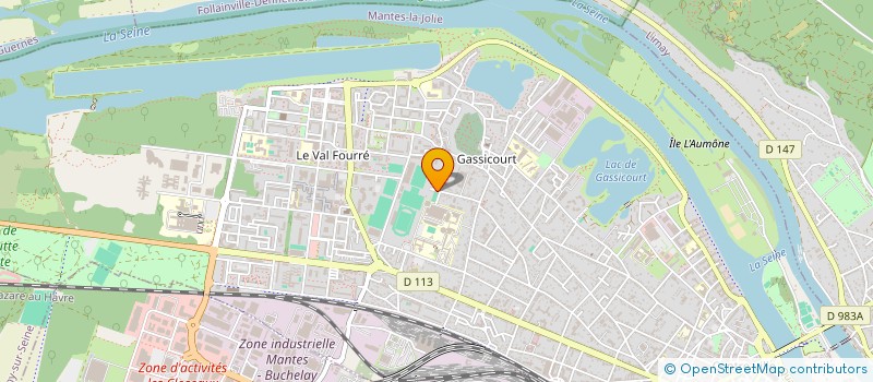 localisation de l'entreprise INDIVISION FRANCIS MARIE  MANTES-LA-JOLIE