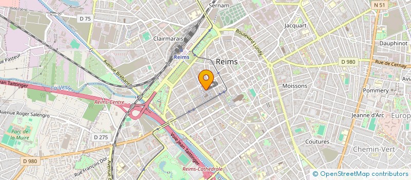 localisation de l'entreprise INDIVISION FRANCOIS ET TRESKOW à REIMS
