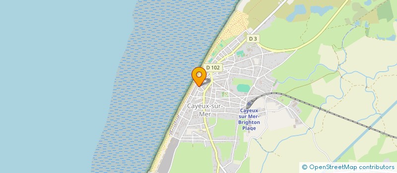 localisation de l'entreprise INDIVISION FRANCOIS OKUNEV  CAYEUX-SUR-MER