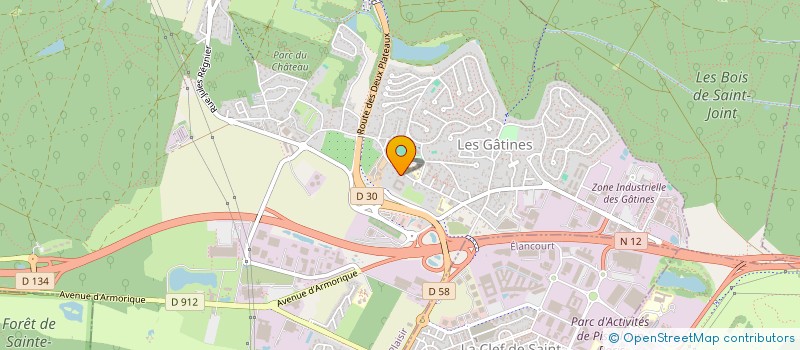 localisation de l'entreprise INDIVISION FRANGEUL JEAN-PHILIPPE ET LAURENCE  PLAISIR