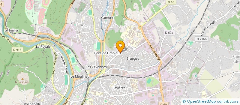 localisation de l'entreprise INDIVISION FRANK / ROUGEAULT YANNICK ET MARION  ALES