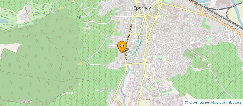 localisation de l'entreprise INDIVISION FRANQUET JEANNINE  EPERNAY