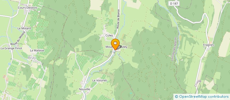 localisation de l'entreprise INDIVISION FRATRIE BLETON  CHISSEY-LES-MACON