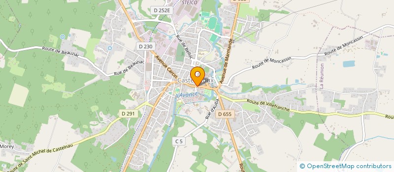 localisation de l'entreprise INDIVISION FRAUCIEL  CASTELJALOUX