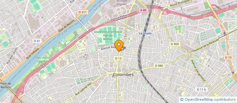 localisation de l'entreprise INDIVISION FRAUDIN COUTURIER à COLOMBES