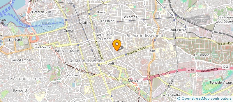 localisation de l'entreprise INDIVISION FRAYE PIERRE EMMANUEL CHAVELET ANNE CAP à MARSEILLE