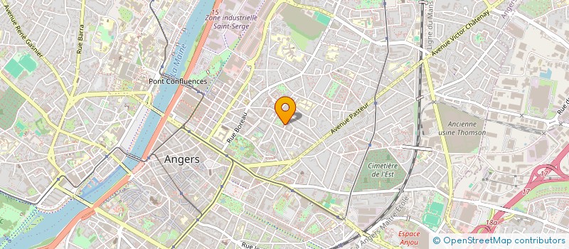 localisation de l'entreprise INDIVISION FRAYSSE - MAUNOURY à ANGERS