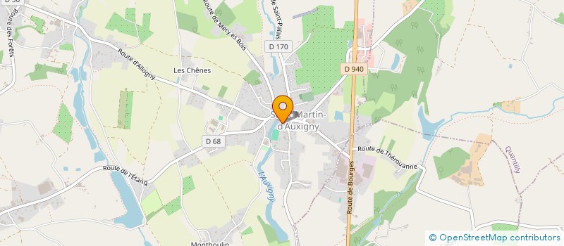 localisation de l'entreprise INDIVISION FREBAULT MEISSONNIER  SAINT-MARTIN-D'AUXIGNY