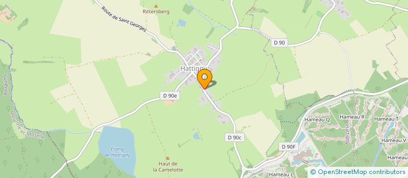 localisation de l'entreprise INDIVISION FRECHARD PETITEAU  HATTIGNY