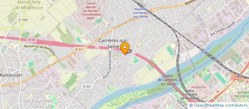 localisation de l'entreprise INDIVISION FRED CAM à CARRIERES-SUR-SEINE