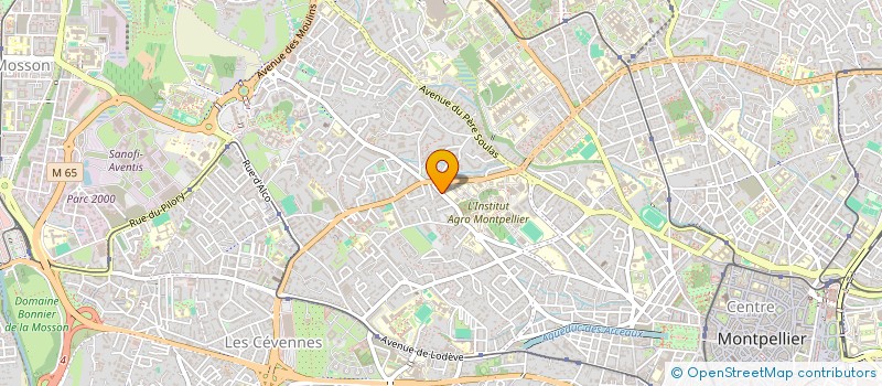 localisation de l'entreprise INDIVISION FREDERIC CALMEYN à MONTPELLIER