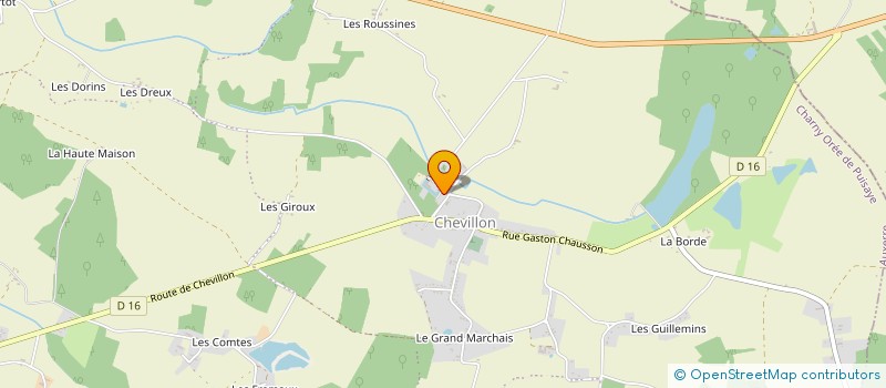 localisation de l'entreprise INDIVISION FREDERIC ET CHRISTIAN BOUVERON  CHARNY OREE DE PUISAYE