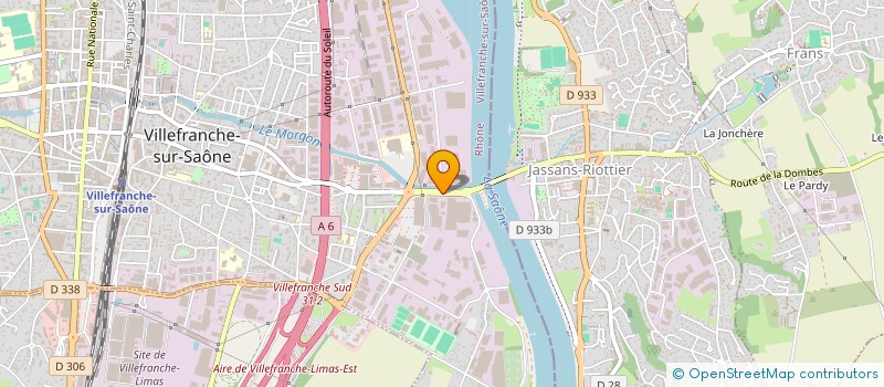 localisation de l'entreprise INDIVISION FREDERIC ET FRANCK DIETSCH  VILLEFRANCHE-SUR-SAONE