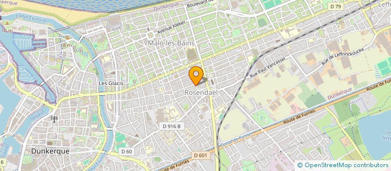 localisation de l'entreprise INDIVISION FREDERIC VERMERSCH à DUNKERQUE