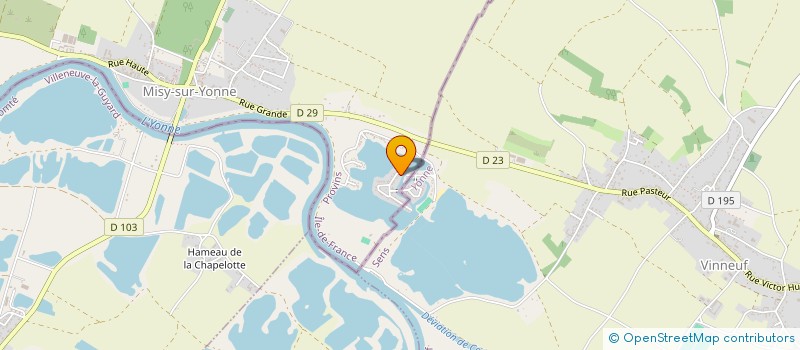 localisation de l'entreprise INDIVISION FRELAUT  MISY-SUR-YONNE