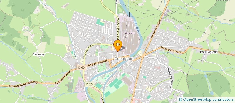 localisation de l'entreprise INDIVISION FREREJEAN-LUCENET  GUEUGNON