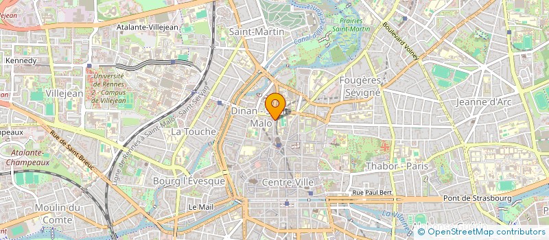 localisation de l'entreprise INDIVISION FRESNEAU LAURENT ET DE MARIA MARIE PAUL  RENNES