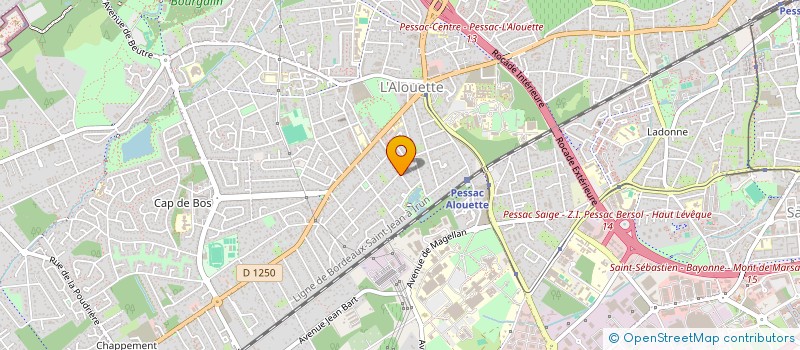 localisation de l'entreprise INDIVISION FRESNO*YVETTE  PESSAC