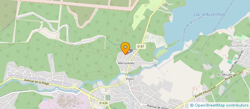 localisation de l'entreprise INDIVISION FRETIER-MESPLEDE  MIMIZAN