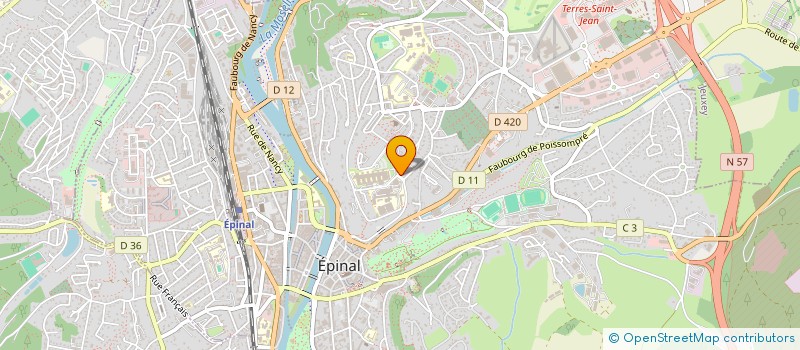 localisation de l'entreprise INDIVISION FREYHEIT - THOMASSIN  EPINAL