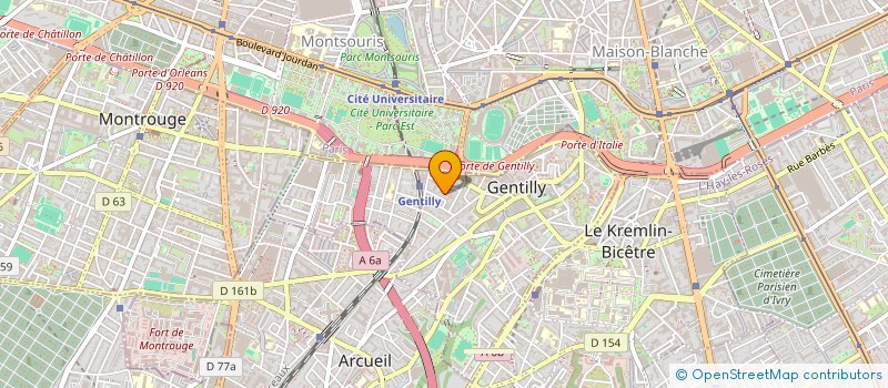 localisation de l'entreprise INDIVISION FRIBOURG LMNP  GENTILLY