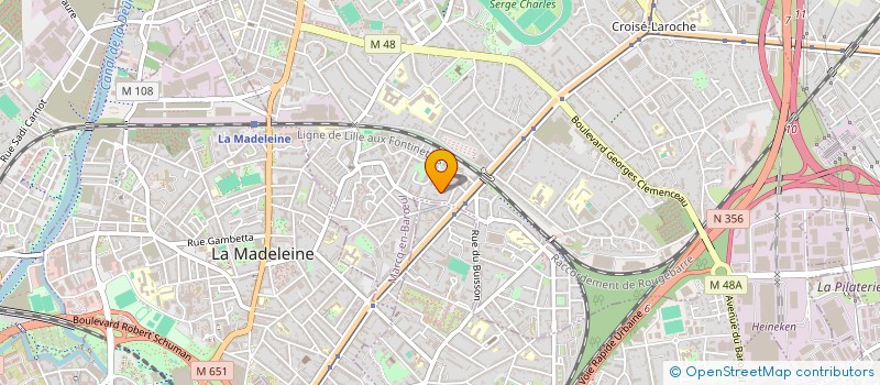 localisation de l'entreprise INDIVISION FRICKE - LEMAIRE à MARCQ-EN-BARŒUL
