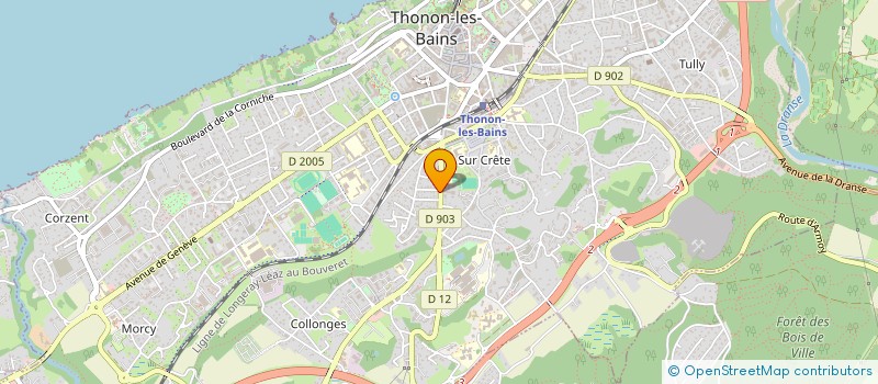 localisation de l'entreprise INDIVISION FRIGOUT-STASZAK à THONON-LES-BAINS