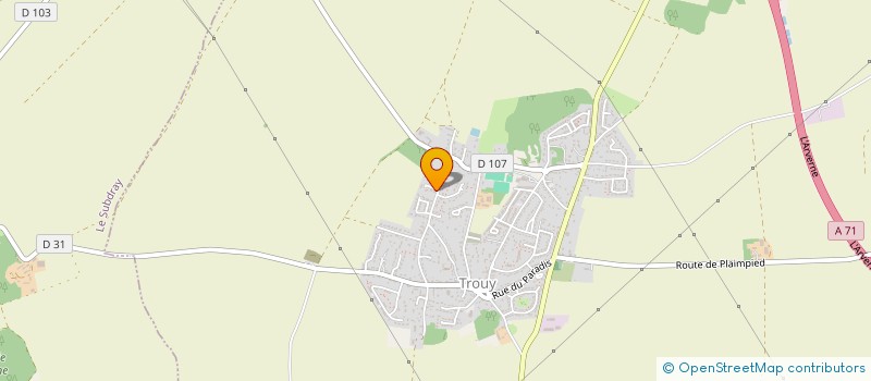 localisation de l'entreprise INDIVISION FRISON PRIMOLAN-LAUDAT  TROUY